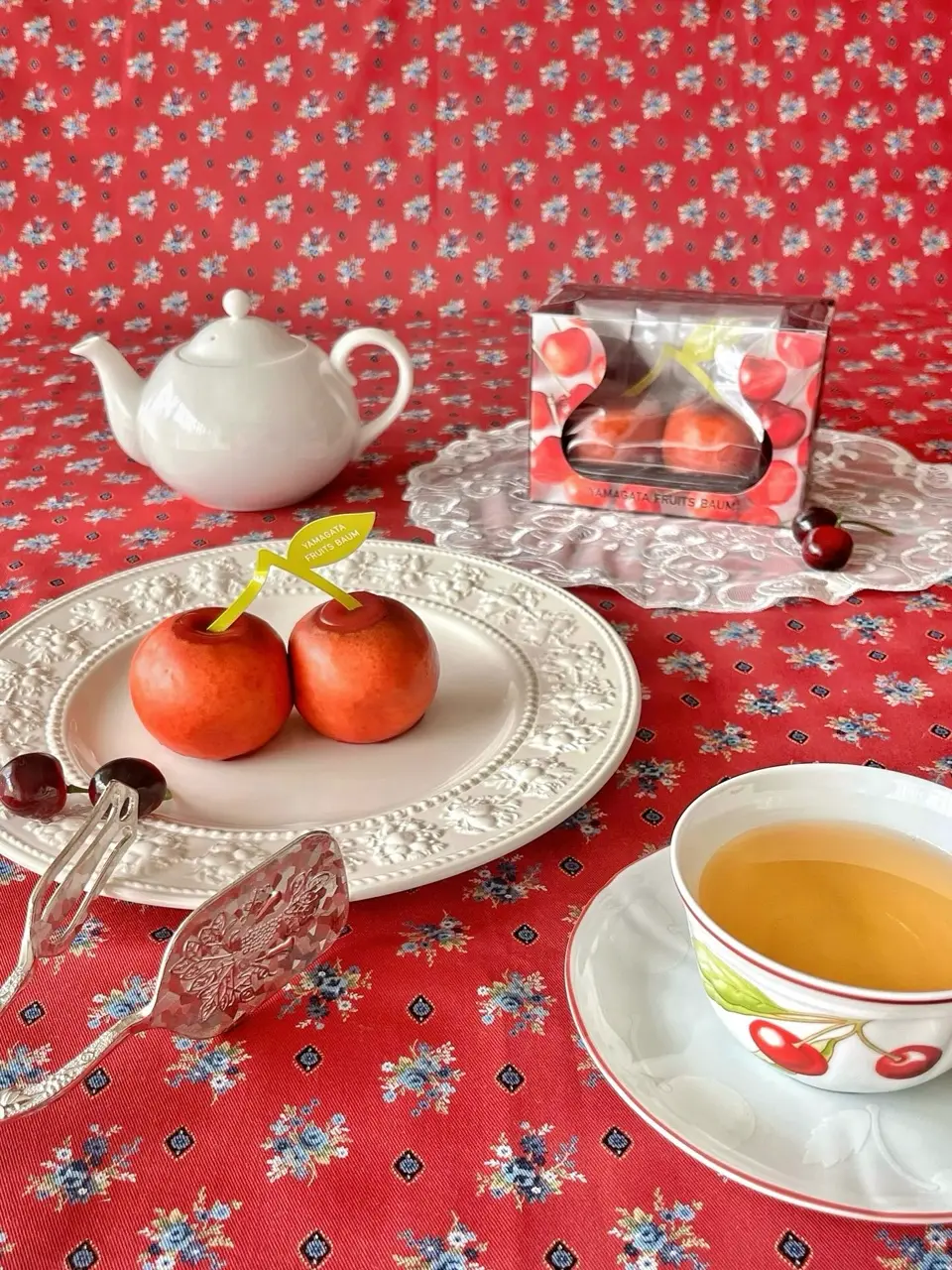 山形直送計画】バウムクーヘン「YAMAGATA FRUITS BAUM さくらんぼ