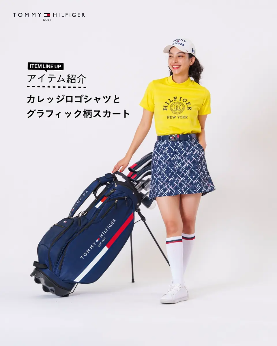 トミー ヒルフィガー ゴルフ]スタンドキャディバッグ ベーシック