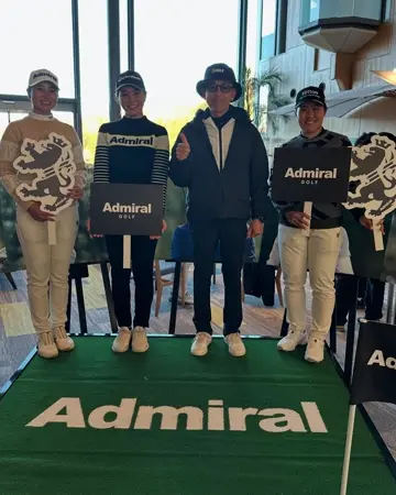 40%OFF】[アドミラル ゴルフ]レディース モールヤーン ハーフジップ