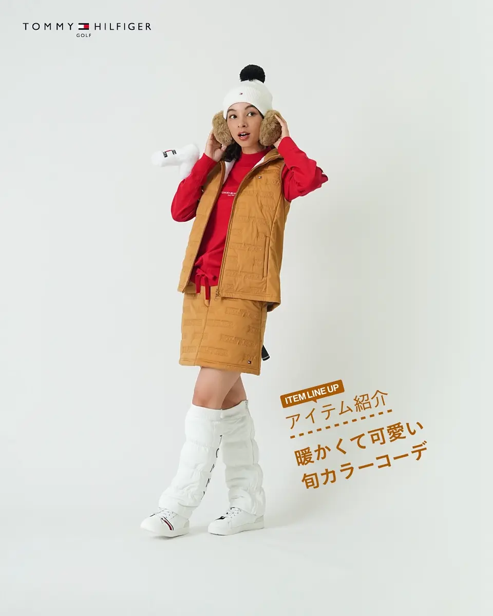 【美品】トミーヒルフィガー ゴルフ キルトスカート L 40%OFF】[トミー ヒルフィガー ゴルフ]レディースストレッチ