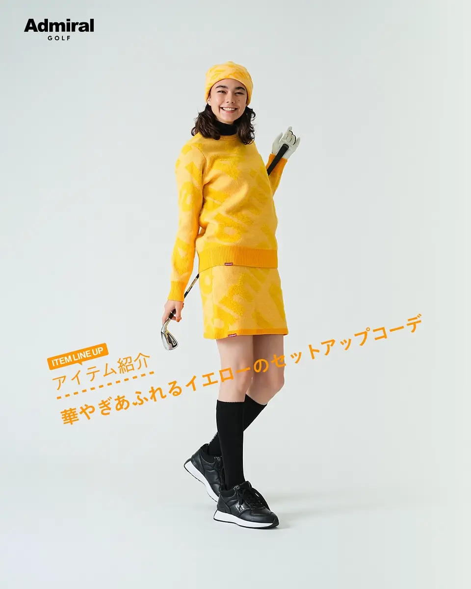 40%OFF】[アドミラル ゴルフ]レディース フェザーロゴ ツイーディー