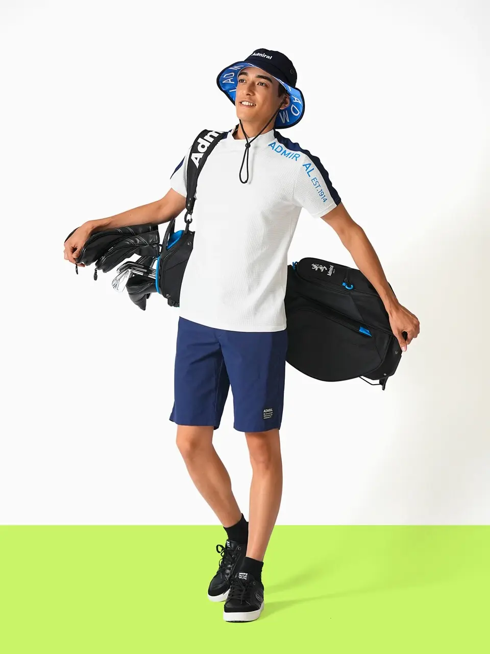✈ 新品 タグ付き　アドミラル　ショートパンツ　ゴルフウェア　LL　濃紺　ゴルフ ゴルフウェア ショートパンツ Admiral」の人気商品一覧 | 安い