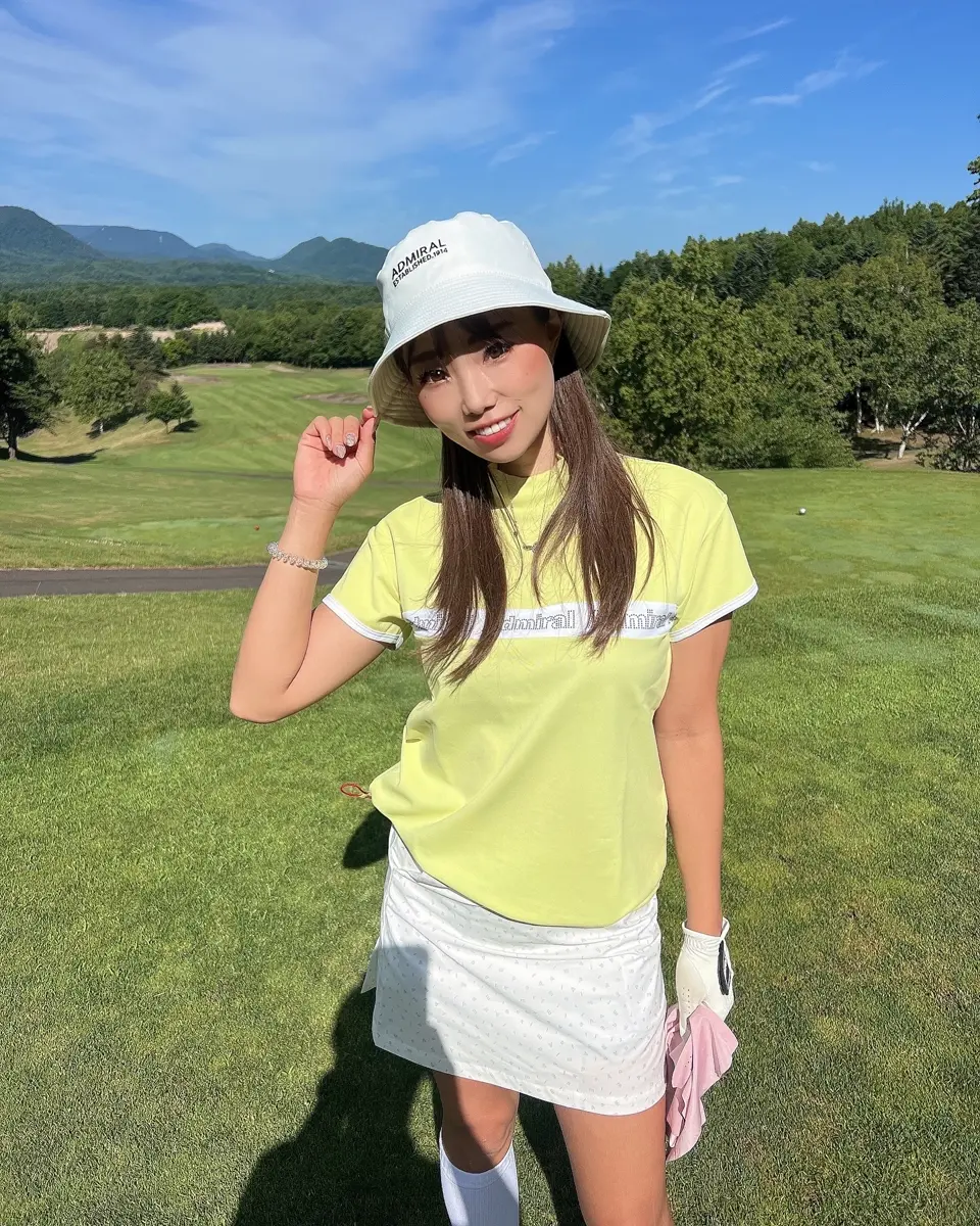 アドミラル ゴルフ]レディース バックロゴ ハイソックス