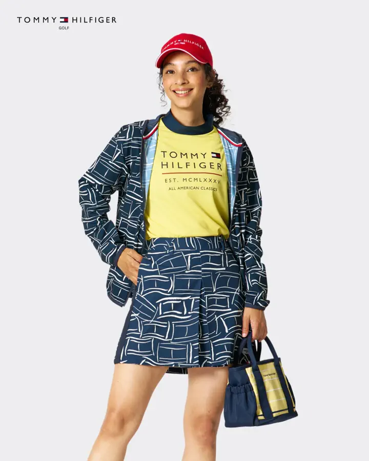 完売品・  GOLF THMB3F51　コーラルピンク トミーヒルフィガー ゴルフ キャップ THロゴ メンズ レディース TOMMY