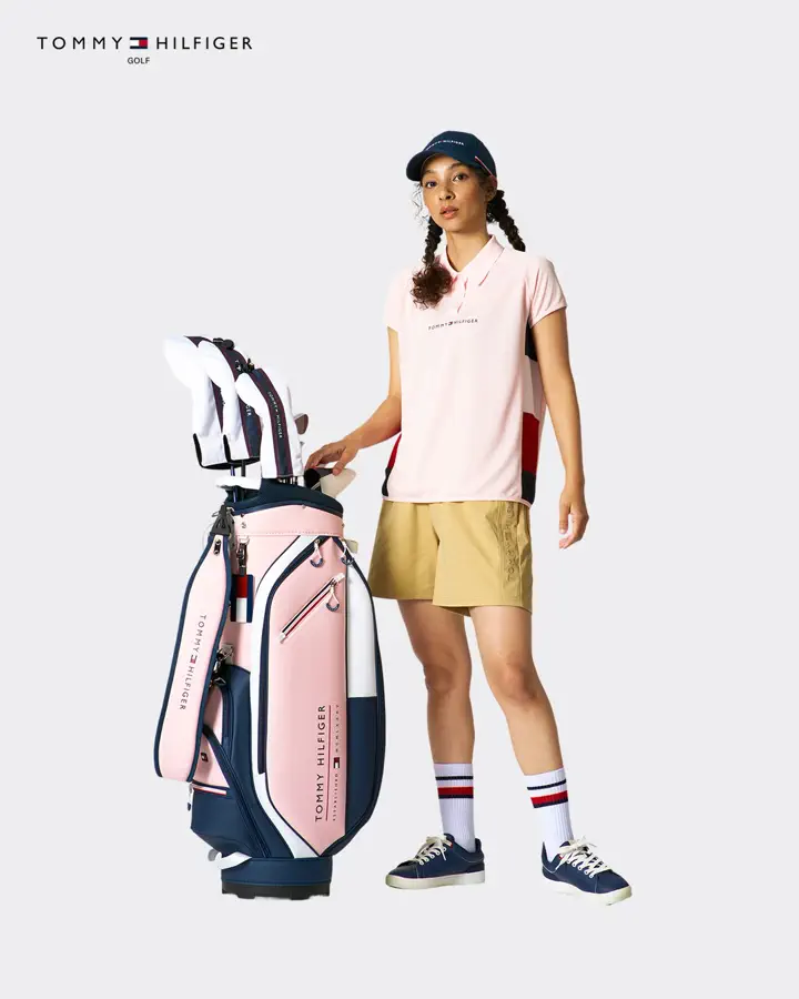 トミー ヒルフィガー ゴルフ]レディース メッシュ ハーフパンツ