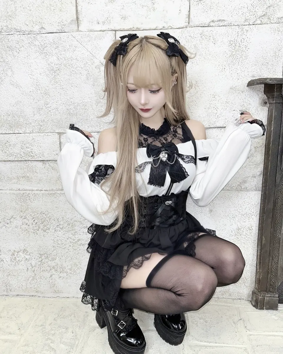 mammy様 MA*RS】肩開きフリルスライダーブラウス - ホワイト size-F