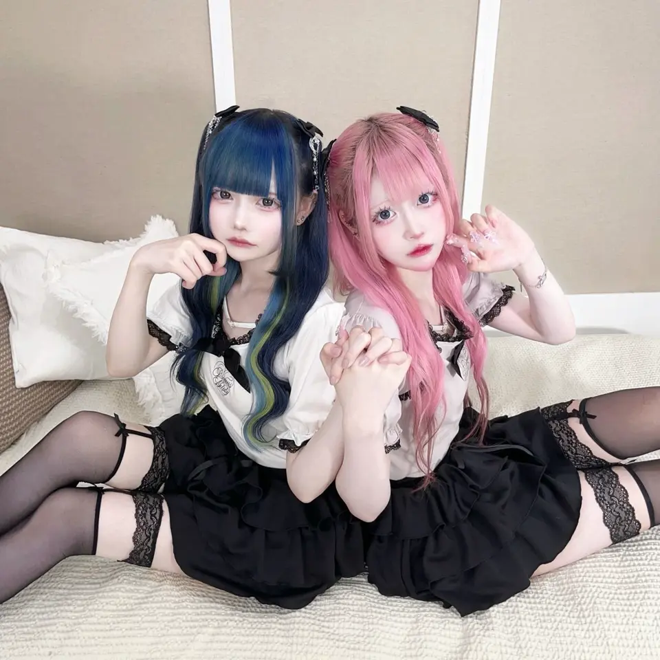 DimMoire フリル×スタッズヘッドドレス Black White DimMoire on X: 