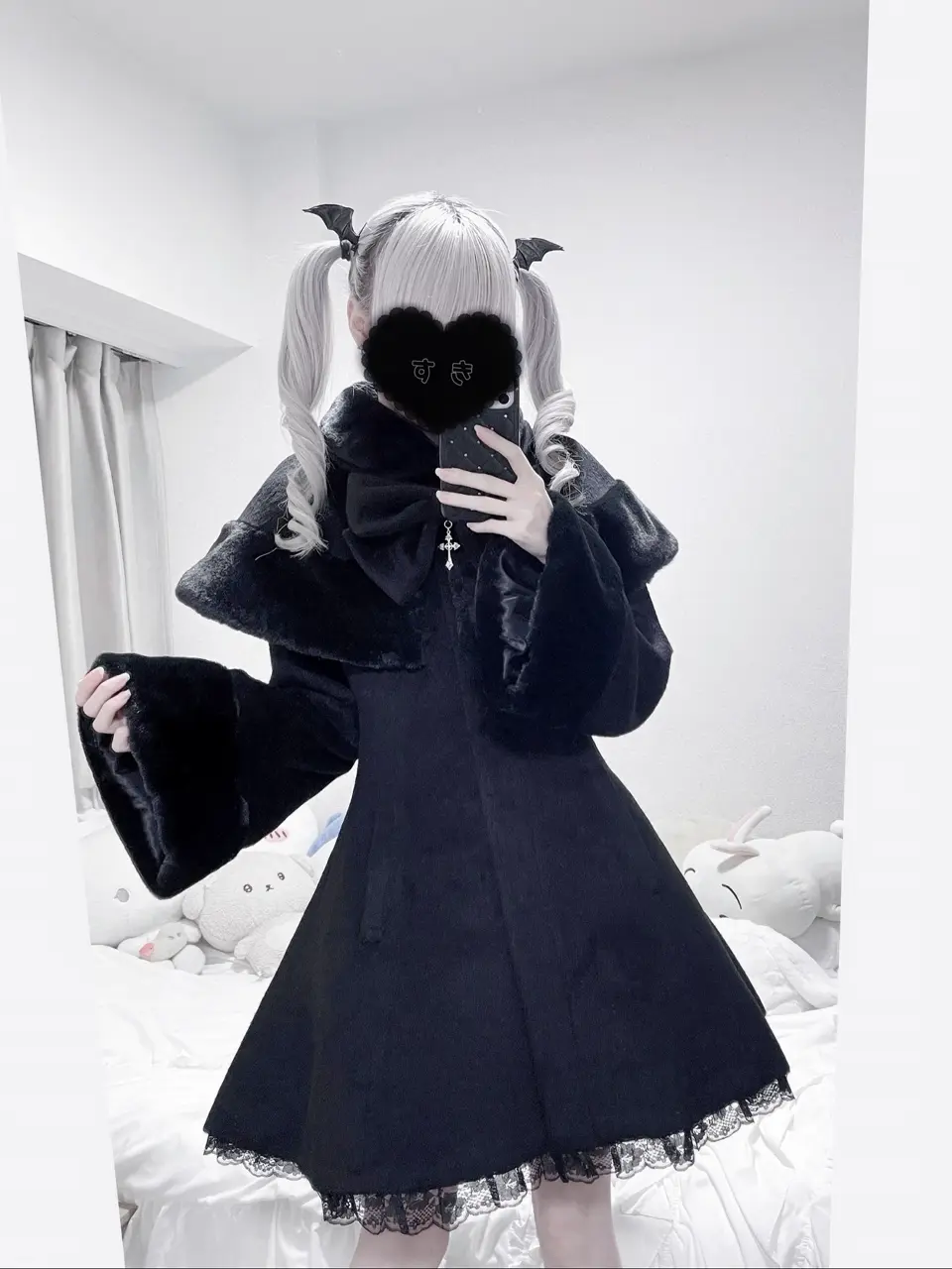 MA*RS】【TETOYちゃんコラボ】クロスリボンケープ付きコート