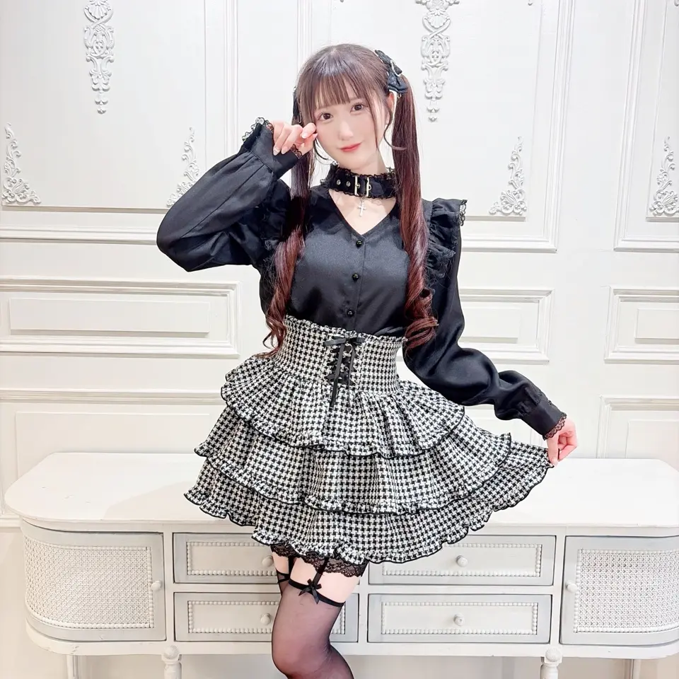 MA*RS】3段メローフリルスカパン - グレー size-F | 地雷系・量産型の