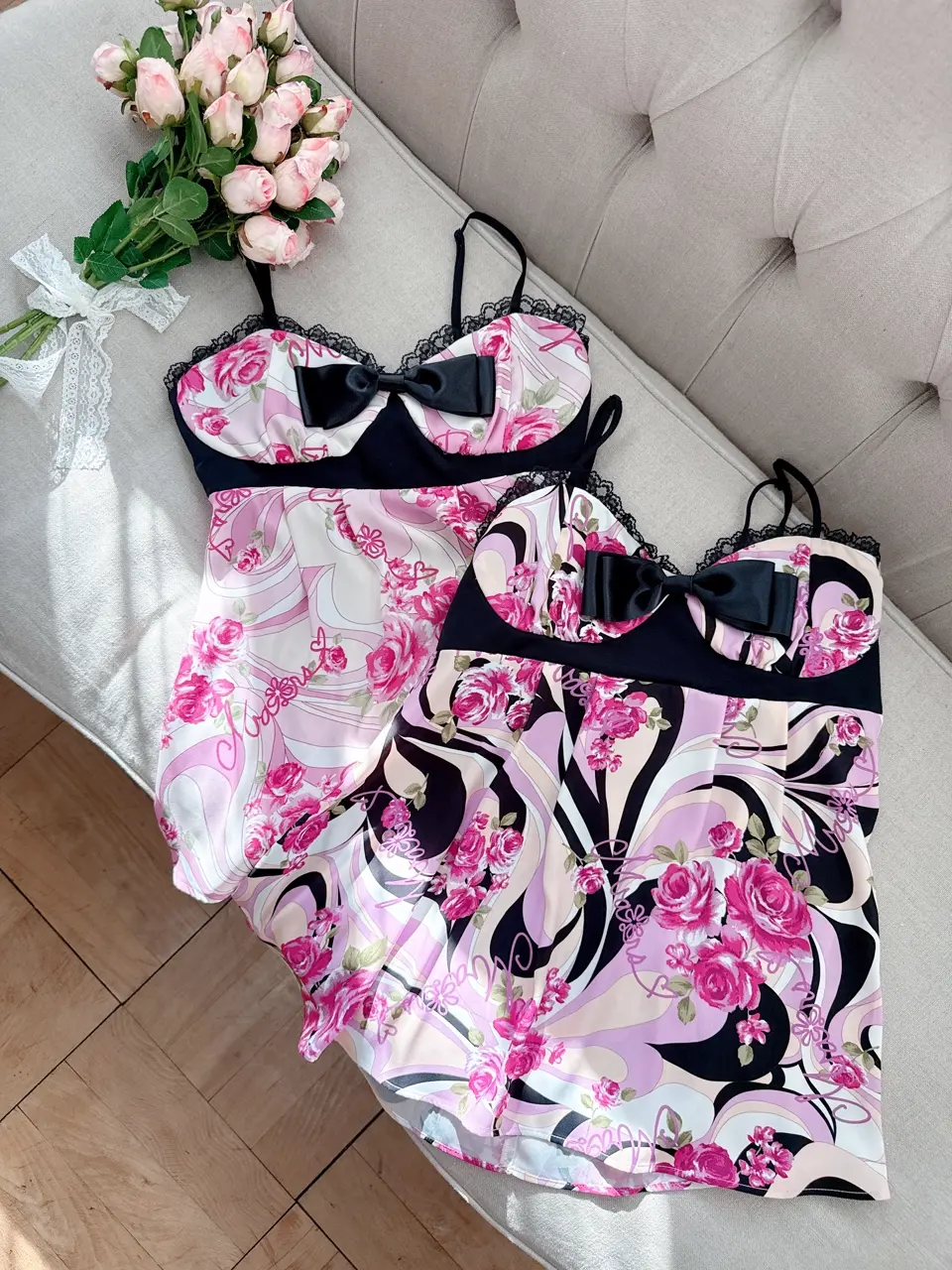 MA*RS】【通販限定販売】幾何学バラ柄スカート - ピンク size-F | 地雷