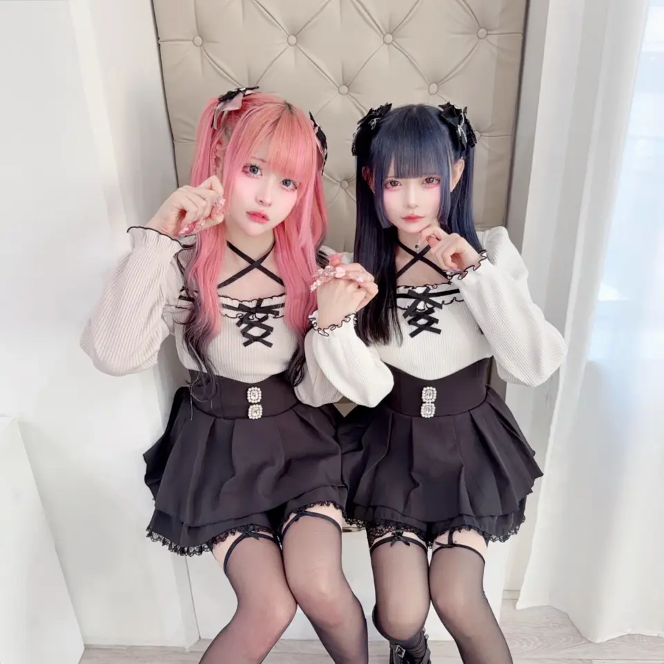 MA*RS】フリルリボンテレコトップス - グレー size-F | 地雷系・量産型