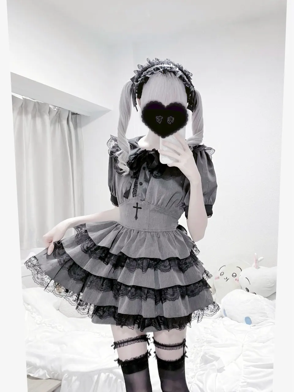 MA*RS】【2点SET】クロス刺繍ティアードセットアップ