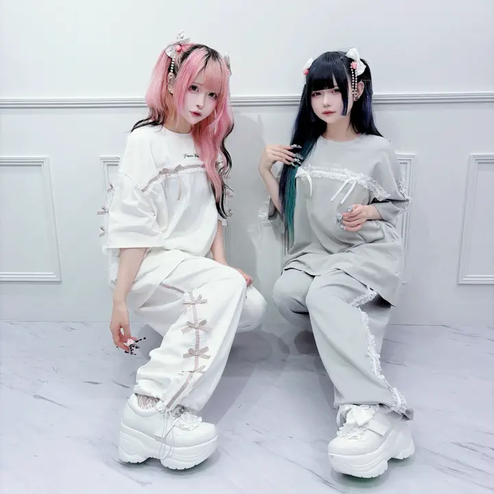 Princess Melody】りぼん×レーステープラインジャージパンツ
