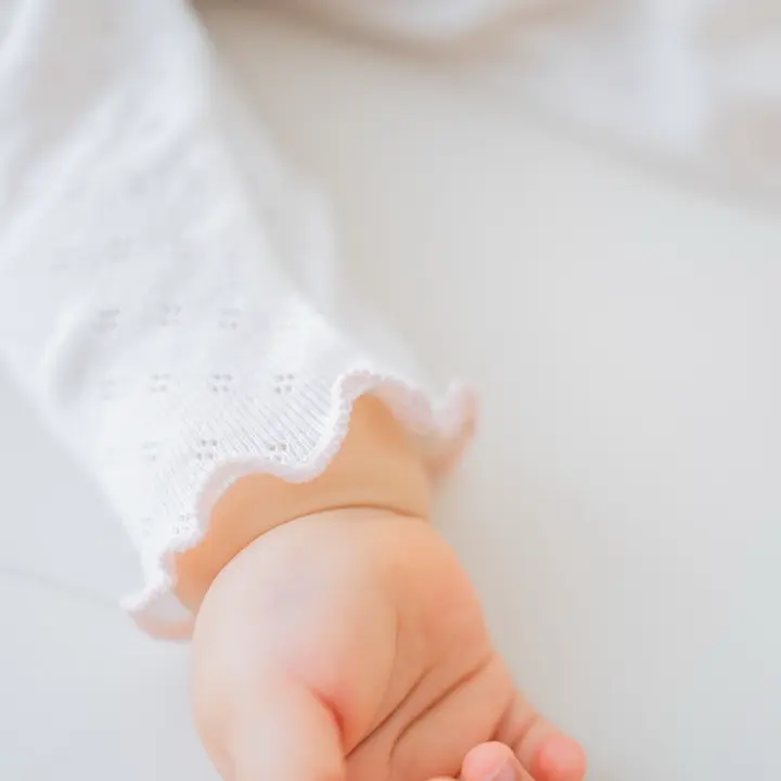 見えても可愛い首後ろゴム長袖ロンパース-日本製ベビー服PUPO（プーポ