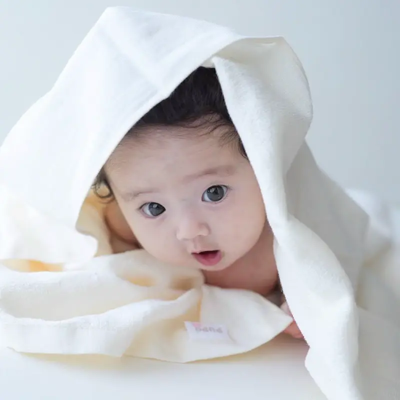 表ガーゼのベビーバスタオル[70×120][日本製]- ベビー服・出産準備は