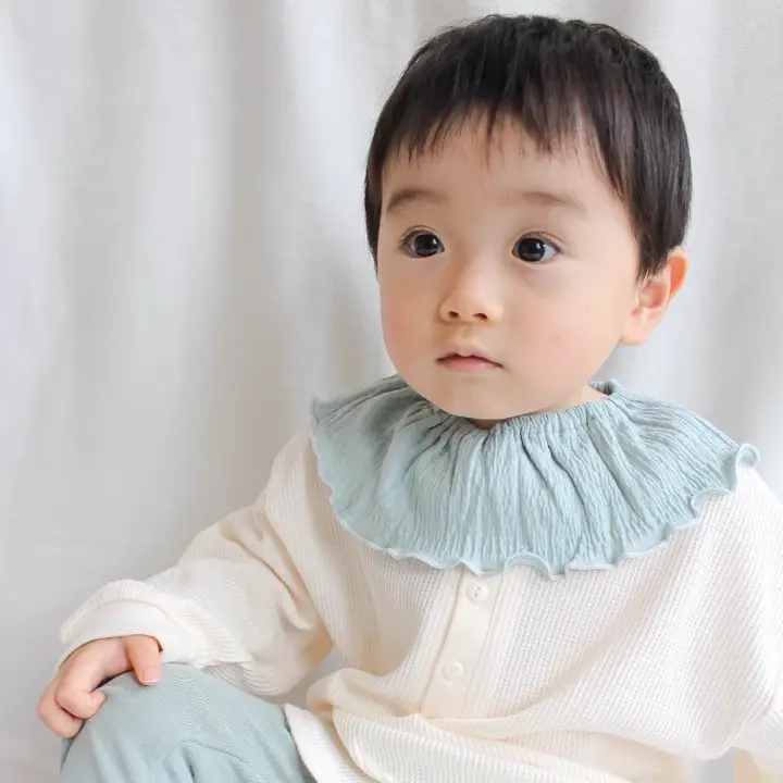 つけ襟風スタイ- 日本製の新生児肌着・ベビー服・ベビーアイテム PUPO