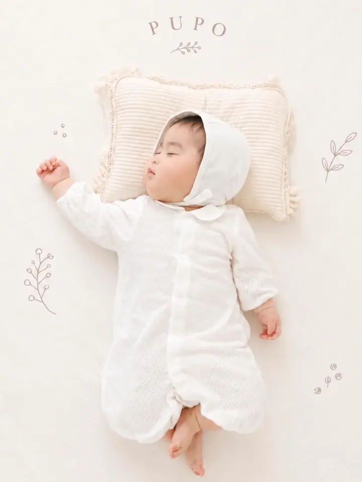 日本製ボンネット|綿100%メッシュ - 日本製の新生児肌着・ベビー服