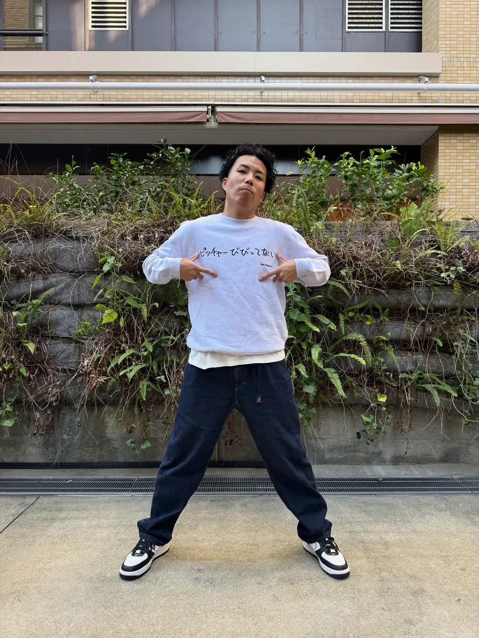 B】/加賀美 健/'47/CLEAN UP/ピッチャーびびってない/ネイビー