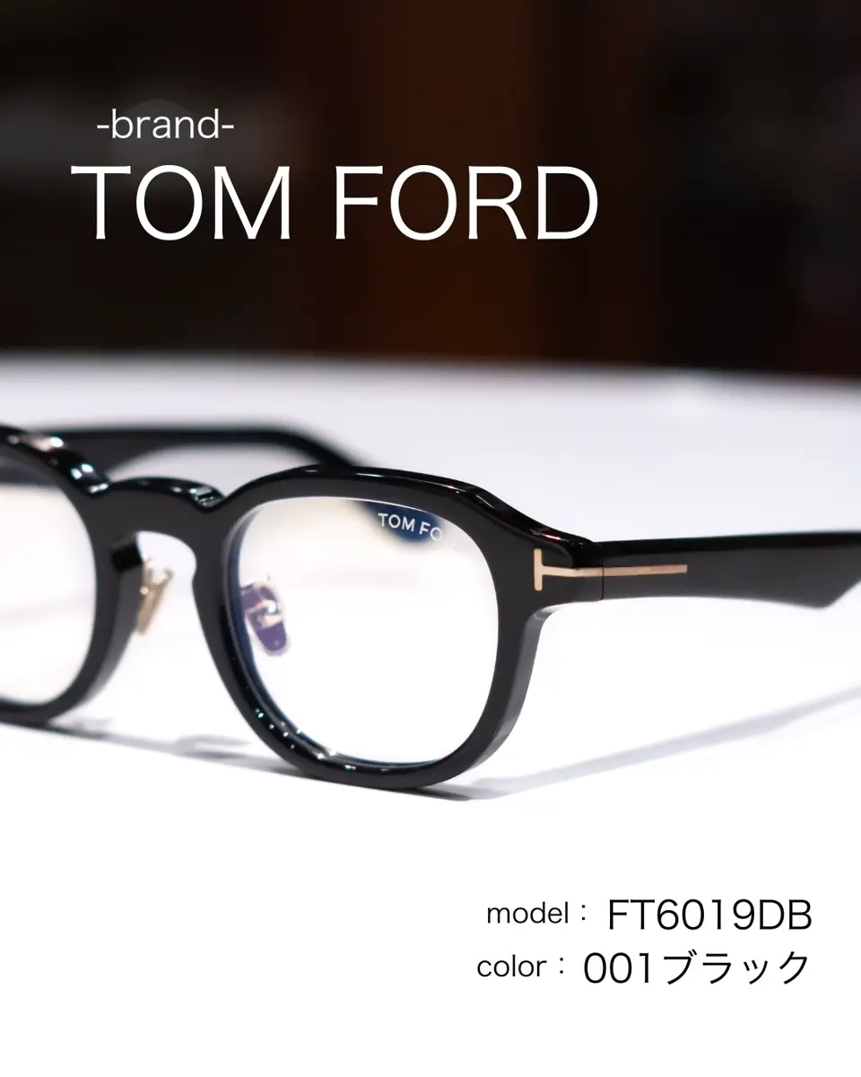 日本企画】TOM FORD FT5862DB 001ブラック(001ブラック): メガネ