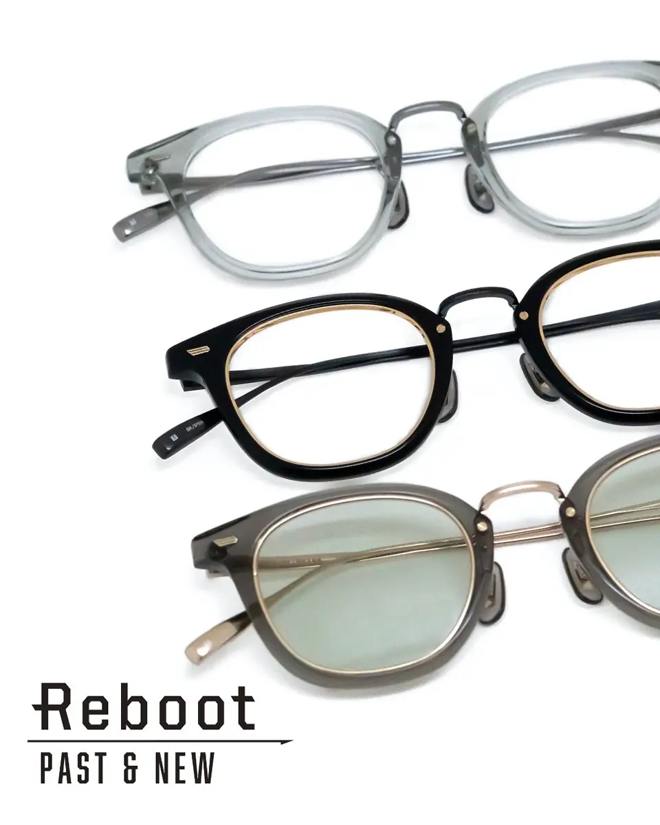 【blonded】 Reboot 721 ホワイトゴールド/トートイス 50(ホワイトゴールド