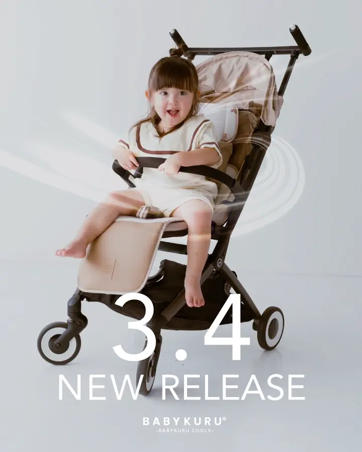 公式】BABYKURU® - ファン付きベビーカーシート「べびくるクール3」3/4