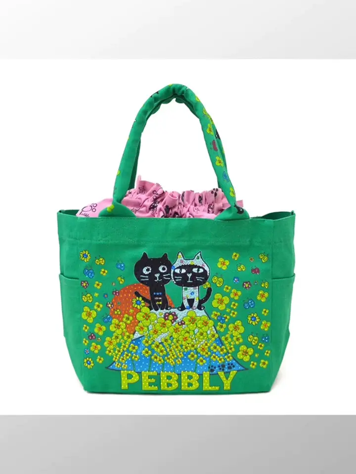キャッツフェイスストーンMバッグ | バッグ | Pebbly公式通販サイト