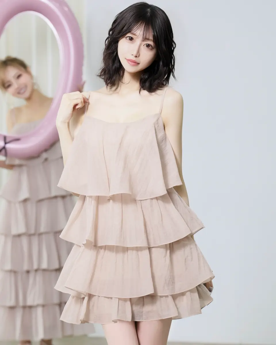 美品♡Rene ミモレ丈ドレス　38 36 楽天市場】ドレス レディース 春夏秋冬 袖なし ミニ丈 胸元