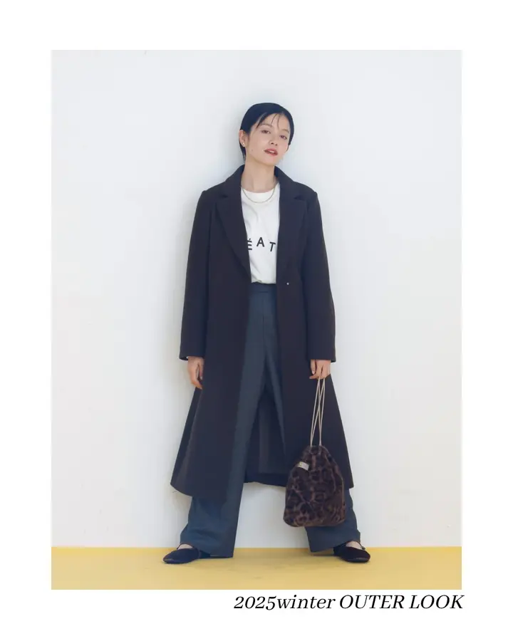 ロングセラー】ベルト付きロングコート｜abahouse mavie / アバハウス