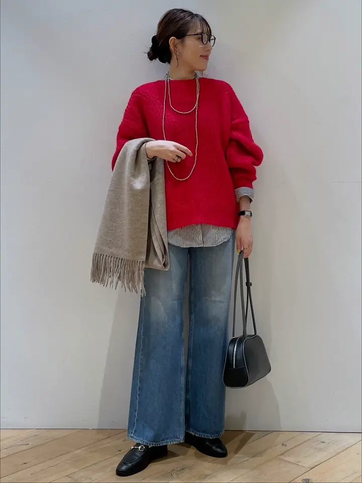 syuri様 Rouge vif la cleアンサンブル L'ssence du casual スタイリスト樋口かほりさんが提案、ベーシックを