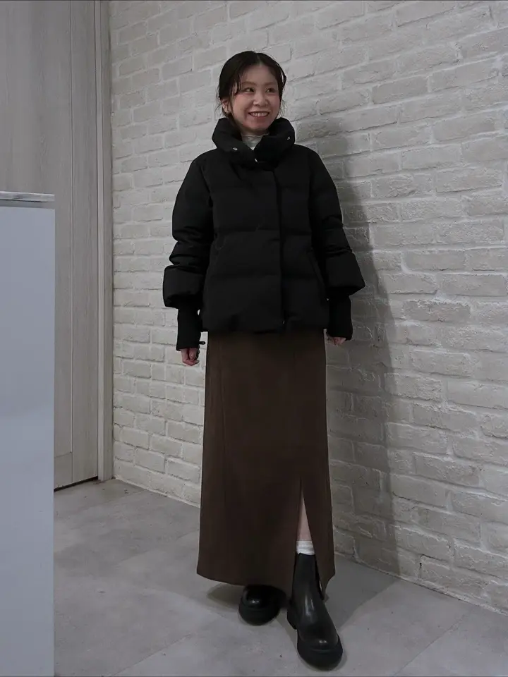 WEB Domani掲載】袖リブシームレススタンドダウン｜abahouse mavie