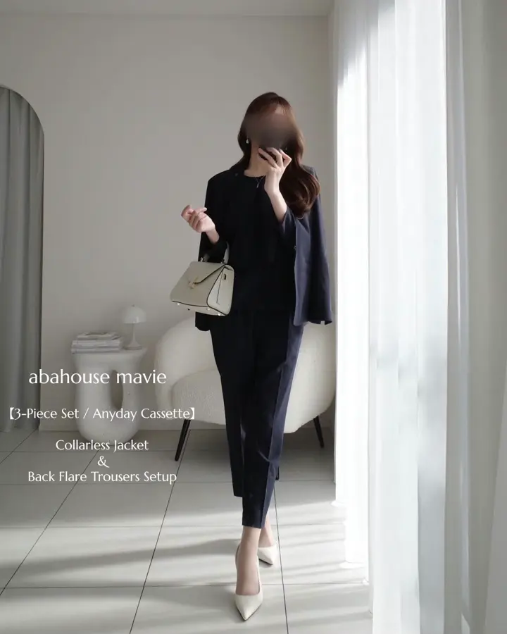 エニデイカセット】バックフレアーセットアップ｜abahouse mavie