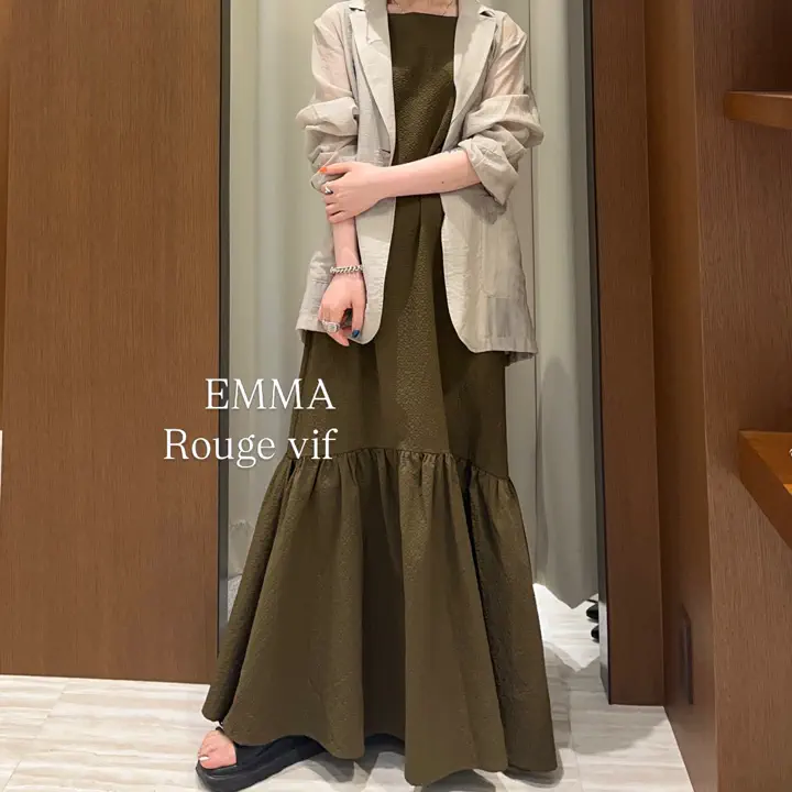 EMMA ROUGE VIF ダブルブレストコート M クリーム Rouge vif la cle(ルージュ・ヴィフ ラクレ)のアイテム一覧 | 公式通販