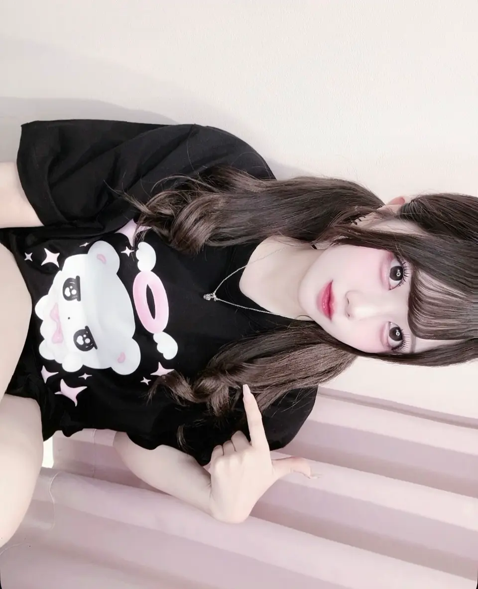 レア♡ラパフェ La Pafait ピンク×ブラックミュール♡地雷系量産型 ラパフェ La Pafait♡ピンクローズ花輪♡姫ギャル♡地雷系量産型