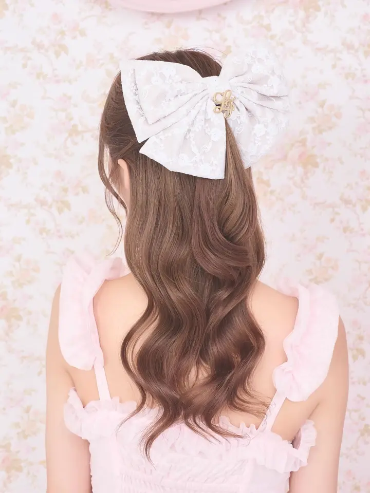 LAFARY closet》レースリボンバレッタ- LAFARY ONLINE