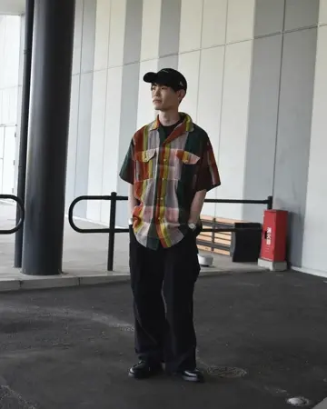 orSlow 柄シャツ　size4 orSlow シャツ orSlow/オアスロウ OMBRE CHECK SHORT SLEEVE