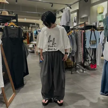 mizuiro indo ペインターイージーパンツ スラックス テーパードパンツ 2-260053]mizuiro ind(ミズイロインド) ペインターイージー