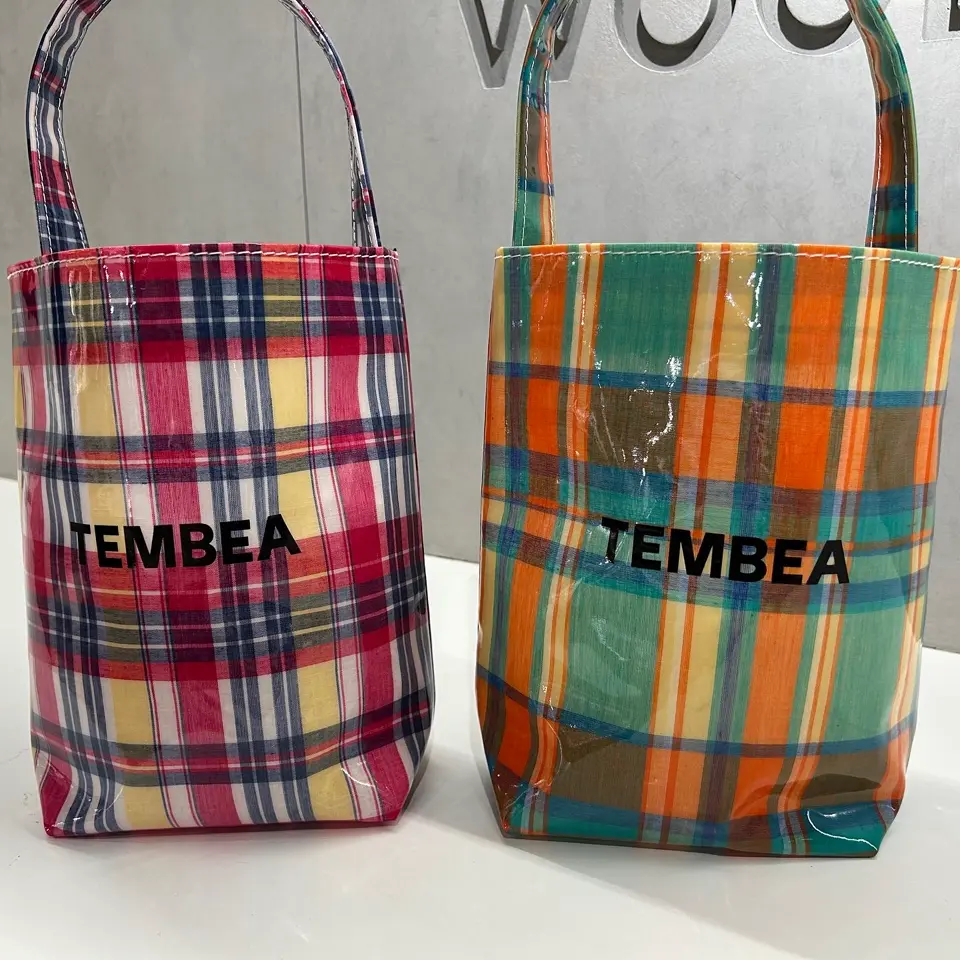 TMB-2381H]TEMBEA(テンベア)BAGUETTE TOTE MINI CLEAR（バゲット トート ミニ クリア）/チェック/バッグ |  ブランドから探す,T | WOODY HOUSE 公式通販サイト