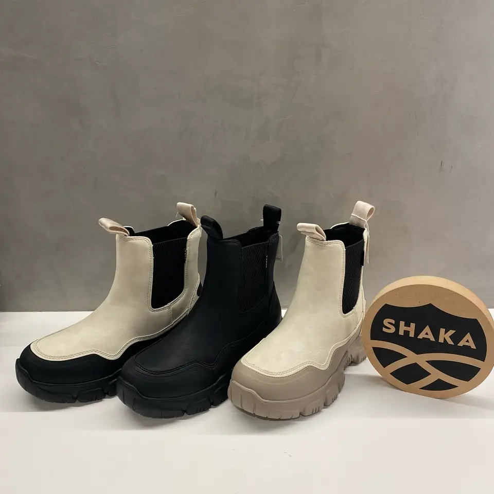 SHAKA ファー付きサイドゴアブーツ 24FW再入荷 [別注] SHAKA サイドゴアブーツ TREK CHELSEA AT FUR