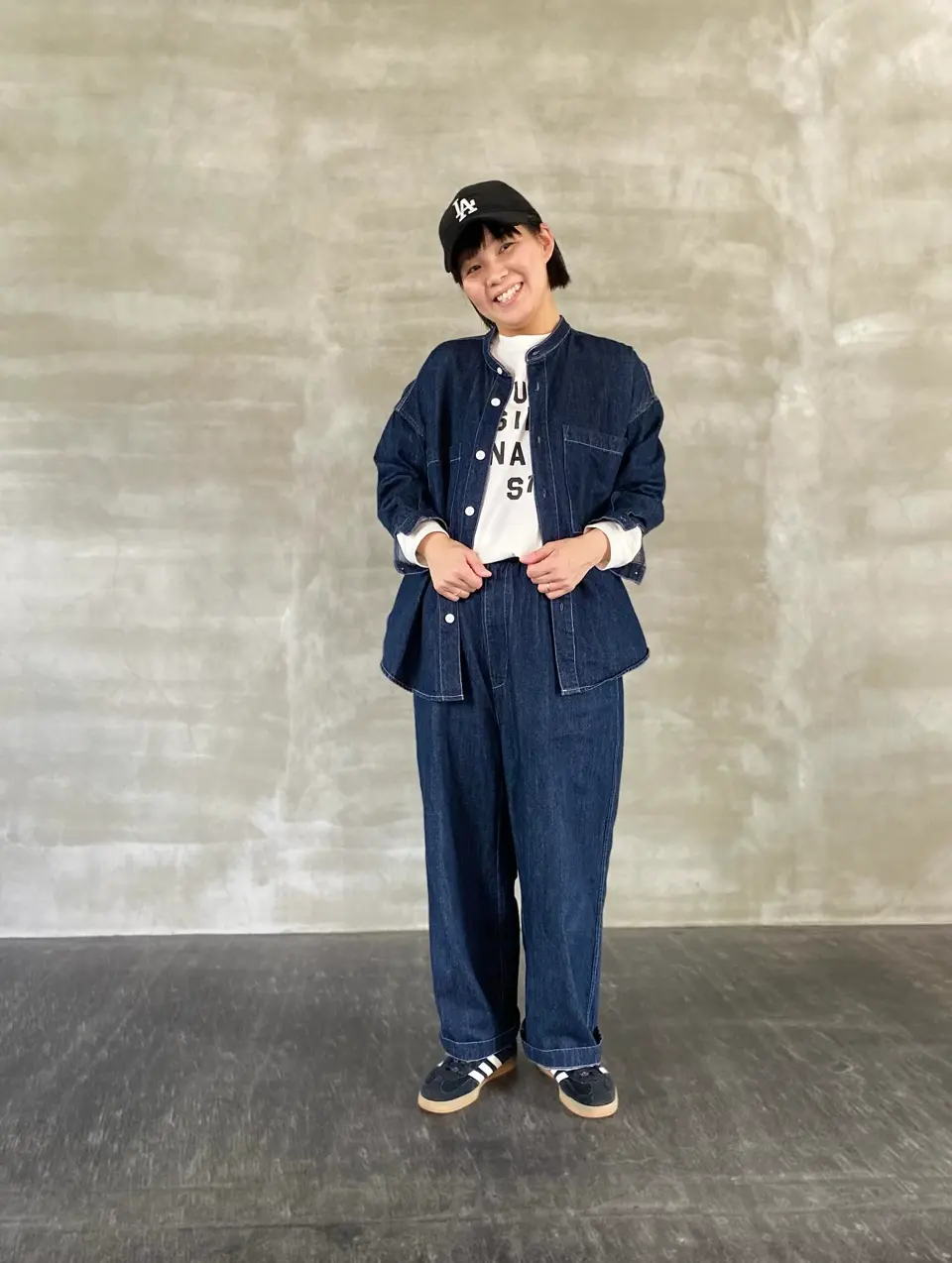 ◇solamonat poche(ソラモナポッシェ) デニムルーズシャツ ブラウス