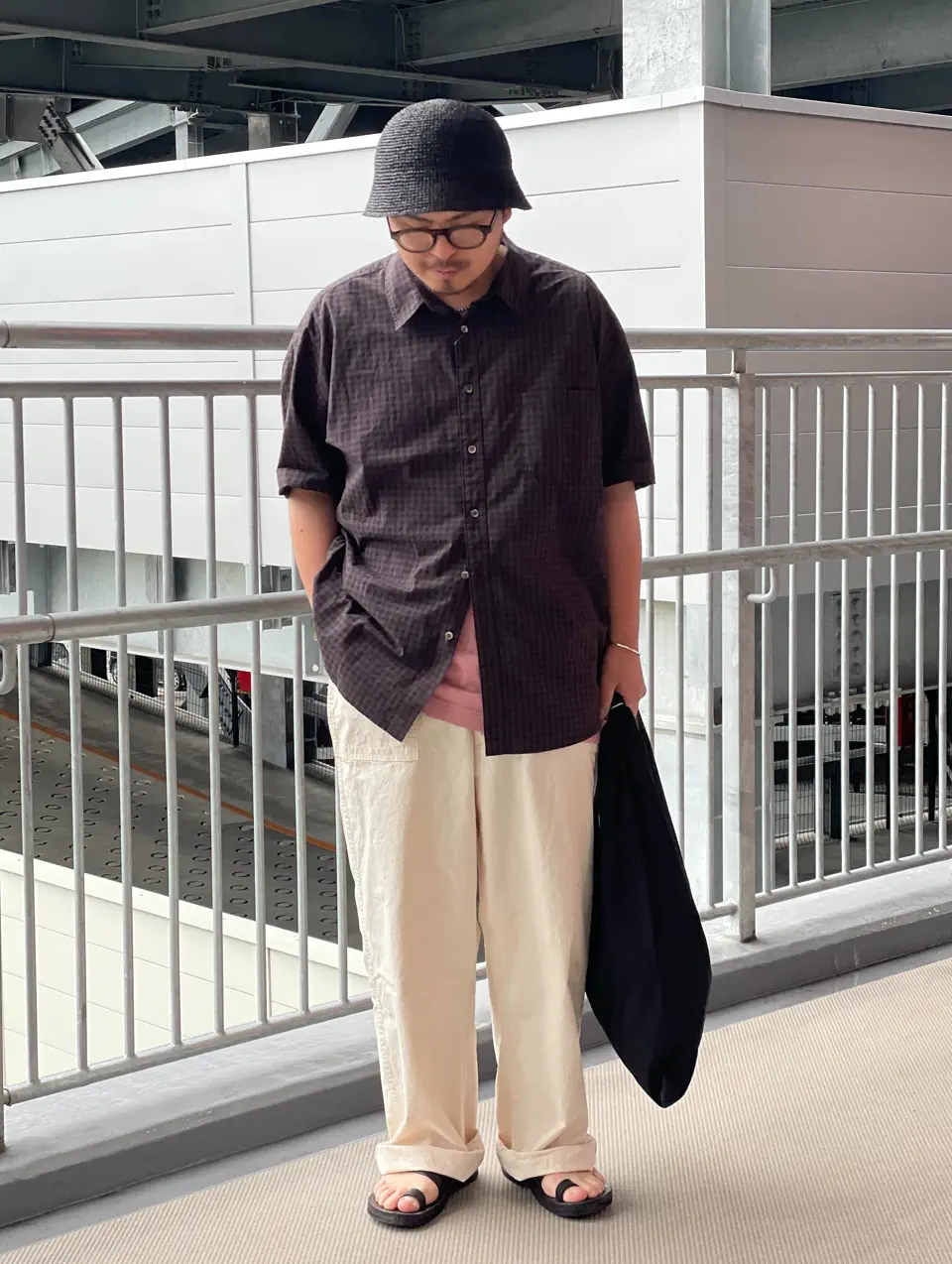SALE 30%OFF】ANOTHER OFFICE(アナザーオフィス)Huge Gingham Check