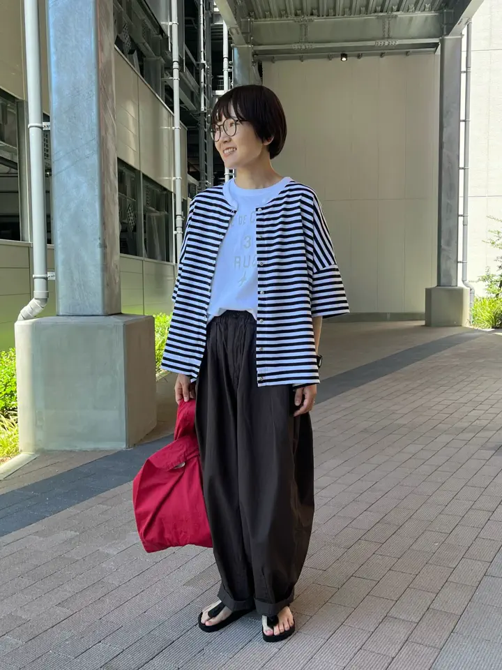 SALE 30%OFF】◇ SOLAMONAT(ソラモナ) サラリト天竺ボーダードルマン