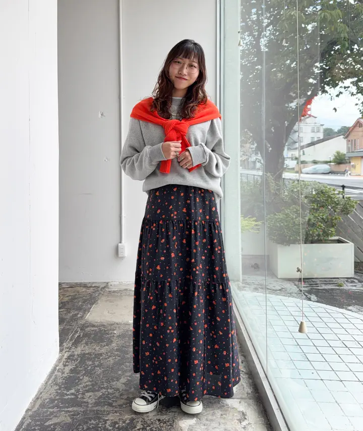THE SHINZONE(ザ シンゾーン)TINY BLOSSOM PRINTED SKIRT タイニー