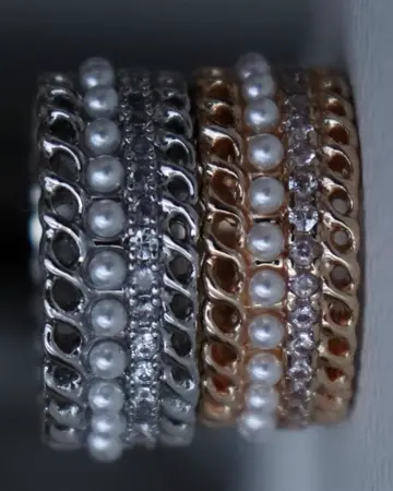 Bijoux Pearl Chain Ring | おしゃれな指輪 - LOHME ONLINE STORE