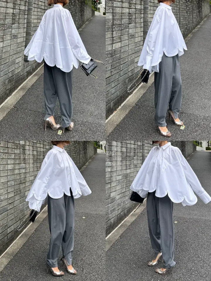 スカラップブラウス Yoan｜Cygne(シーニュ) 公式サイト