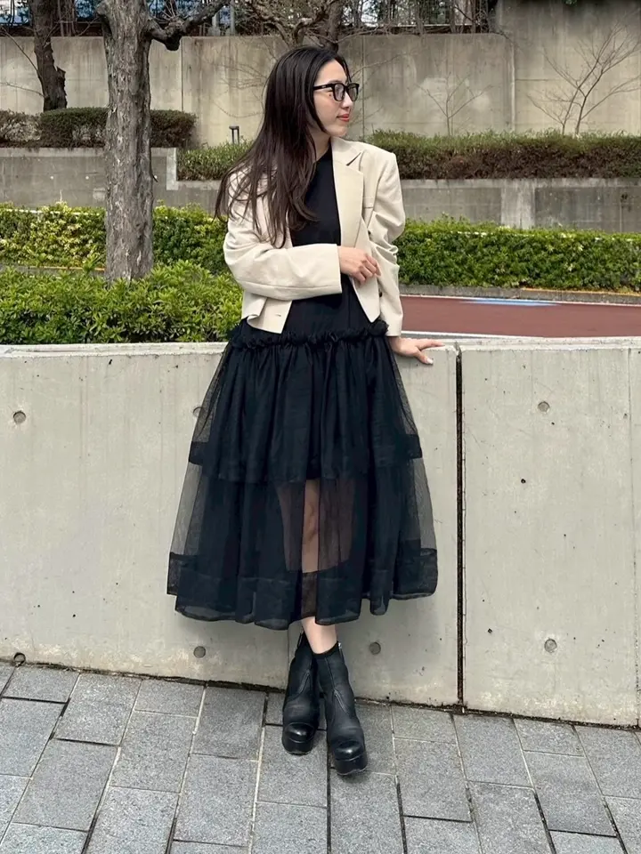Tulle dress Didier｜Cygne(シーニュ) 公式サイト