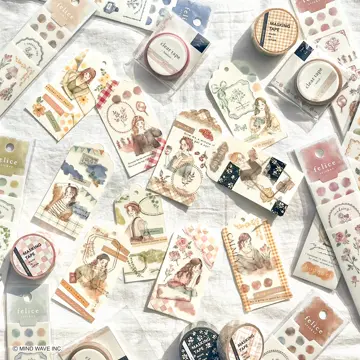 【☘️clover☘️様♡専用】 ギャレンタイン ロールステッカー&メモセット フェリーチェ ステッカー 81532 flower pink | マインドウェイブ