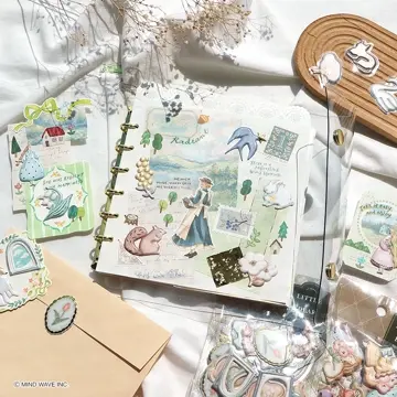 リトルアンドディアステッカー frame | マインドウェイブ