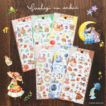 ふぁぷさん用 HappyTennyоIV 公式ガイドブックとステッカーセット フシギなセカイステッカー ちくちく魔法のお直し | マインド