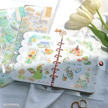 kristina browning エミュー　版画　限定品 Bine A6クリアバインダー 57987 pink gold | マインドウェイブ