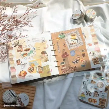 フチなしマスキングテープ ダイカット 95442 コラージュ | マインド